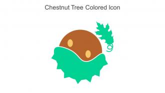 Chestnut Tree Colored Icon In Powerpoint Pptx Png And Editable Eps Format