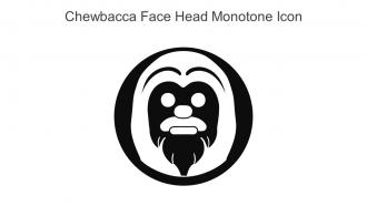 Chewbacca Face Head Monotone Icon In Powerpoint Pptx Png And Editable Eps Format