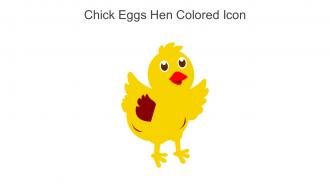 Chick Eggs Hen Colored Icon In Powerpoint Pptx Png And Editable Eps Format