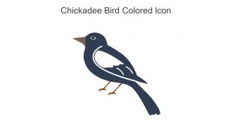 Chickadee Bird Colored Icon In Powerpoint Pptx Png And Editable Eps Format