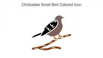 Chickadee Small Bird Colored Icon In Powerpoint Pptx Png And Editable Eps Format