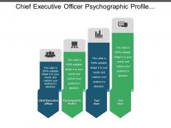 Chief executive officer psychographic profile classifying core values list cpb