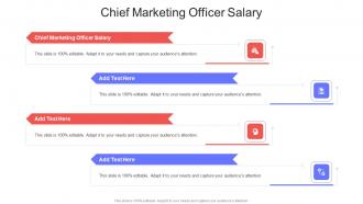 Chief Marketing Officer Salary In Powerpoint And Google Slides Cpb