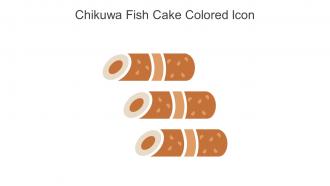 Chikuwa Fish Cake Colored Icon In Powerpoint Pptx Png And Editable Eps Format