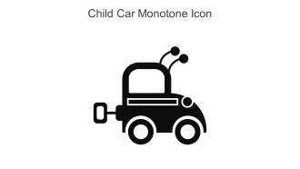 Child Car Monotone Icon In Powerpoint Pptx Png And Editable Eps Format