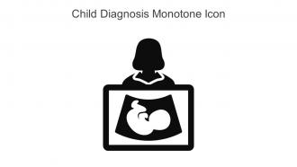 Child Diagnosis Monotone Icon In Powerpoint Pptx Png And Editable Eps Format