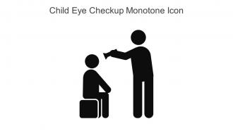 Child Eye Checkup Monotone Icon In Powerpoint Pptx Png And Editable Eps Format