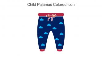 Child Pajamas Colored Icon In Powerpoint Pptx Png And Editable Eps Format