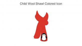 Child Wool Shawl Colored Icon In Powerpoint Pptx Png And Editable Eps Format