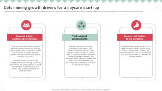 Childcare Business Plan Determining Growth Drivers For A Daycare Start Up BP SS