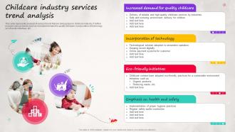 Childcare Industry Services Trend Analysis