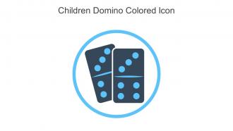 Children Domino Colored Icon In Powerpoint Pptx Png And Editable Eps Format