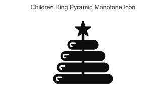 Children Ring Pyramid Monotone Icon In Powerpoint Pptx Png And Editable Eps Format
