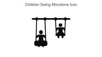 Children Swing Monotone Icon In Powerpoint Pptx Png And Editable Eps Format