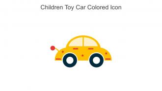 Children Toy Car Colored Icon In Powerpoint Pptx Png And Editable Eps Format