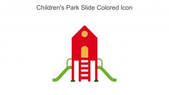Childrens Park Slide Colored Icon In Powerpoint Pptx Png And Editable Eps Format