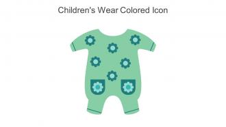 Childrens Wear Colored Icon In Powerpoint Pptx Png And Editable Eps Format