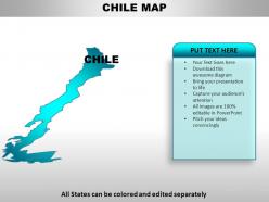 Chile country powerpoint maps