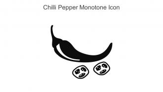 Chilli Pepper Monotone Icon In Powerpoint Pptx Png And Editable Eps Format