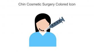 Chin Cosmetic Surgery Colored Icon In Powerpoint Pptx Png And Editable Eps Format