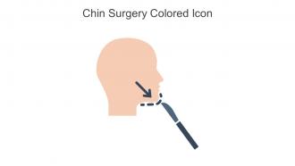 Chin Surgery Colored Icon In Powerpoint Pptx Png And Editable Eps Format