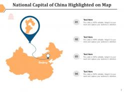 China Map Political Territories Population Data National Capital