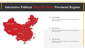 China Provinces Map Powerpoint Ppt Template Bundles