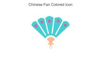 Chinese Fan Colored Icon In Powerpoint Pptx Png And Editable Eps Format