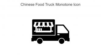 Chinese Food Truck Monotone Icon In Powerpoint Pptx Png And Editable Eps Format