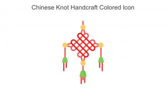 Chinese Knot Handcraft Colored Icon In Powerpoint Pptx Png And Editable Eps Format