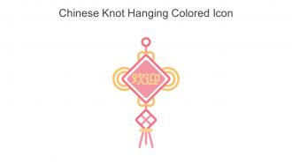 Chinese Knot Hanging Colored Icon In Powerpoint Pptx Png And Editable Eps Format