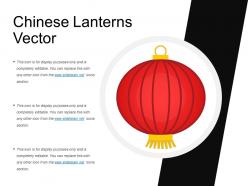 Chinese lanterns vector