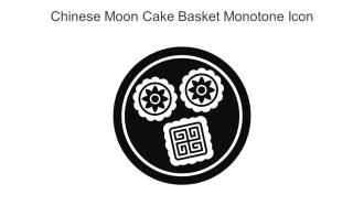 Chinese Moon Cake Basket Monotone Icon In Powerpoint Pptx Png And Editable Eps Format