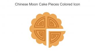 Chinese Moon Cake Pieces Colored Icon In Powerpoint Pptx Png And Editable Eps Format