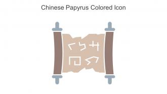 Chinese Papyrus Colored Icon In Powerpoint Pptx Png And Editable Eps Format