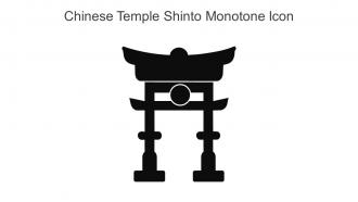 Chinese Temple Shinto Monotone Icon In Powerpoint Pptx Png And Editable Eps Format