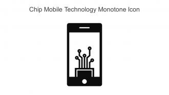 Chip Mobile Technology Monotone Icon In Powerpoint Pptx Png And Editable Eps Format
