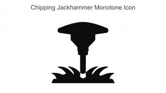 Chipping Jackhammer Monotone Icon In Powerpoint Pptx Png And Editable Eps Format