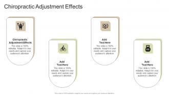 Chiropractic Adjustment Effects In Powerpoint And Google Slides Cpb