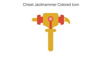 Chisel Jackhammer Colored Icon In Powerpoint Pptx Png And Editable Eps Format