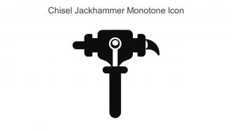 Chisel Jackhammer Monotone Icon In Powerpoint Pptx Png And Editable Eps Format