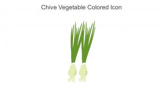 Chive Vegetable Colored Icon In Powerpoint Pptx Png And Editable Eps Format