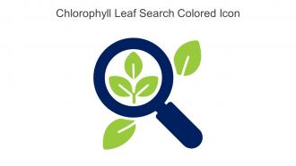 Chlorophyll Leaf Search Colored Icon In Powerpoint Pptx Png And Editable Eps Format