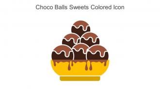 Choco Balls Sweets Colored Icon In Powerpoint Pptx Png And Editable Eps Format