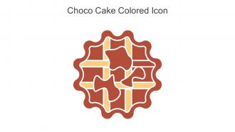 Choco Cake Colored Icon In Powerpoint Pptx Png And Editable Eps Format