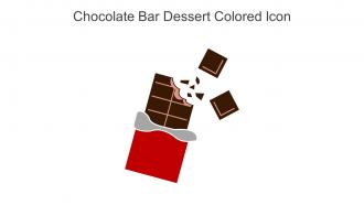 Chocolate Bar Dessert Colored Icon In Powerpoint Pptx Png And Editable Eps Format