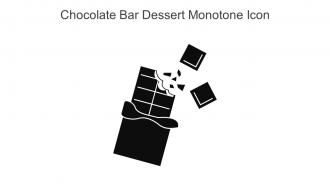 Chocolate Bar Dessert Monotone Icon In Powerpoint Pptx Png And Editable Eps Format