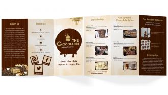 Chocolate Brochure Trifold