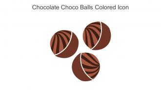 Chocolate Choco Balls Colored Icon In Powerpoint Pptx Png And Editable Eps Format