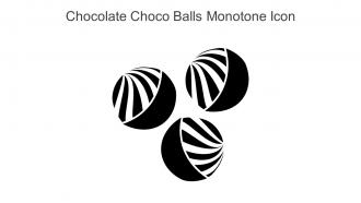 Chocolate Choco Balls Monotone Icon In Powerpoint Pptx Png And Editable Eps Format